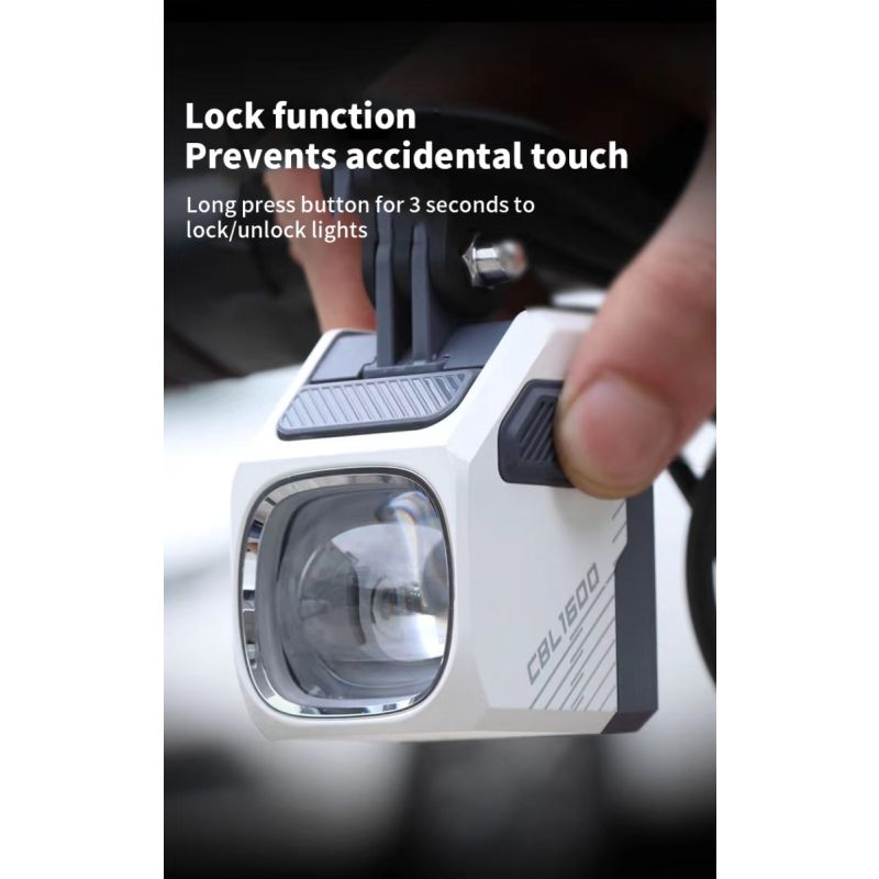 Magicshine CBL1600 Přední LED MTB světlo na kolo 1600 lumenů | Dálkové ovládání Cyklistická bezpečnost Noční jízda!