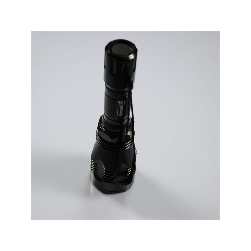 UniqueFire HS-802 Červené Světlo LED Baterka – Dlouhý Dosah 500m pro Lovce & Noční Aktivity. Vodotěsná!