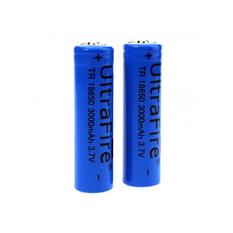 Ekonomicky výhodné dobíjecí baterie UltraFire TR 18650 3000mAh rychlé nabíjení pro svítilny a e-cigarety