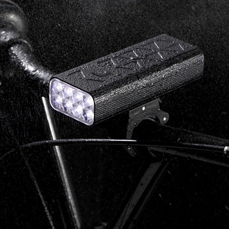 NiteBeam BR08 Cyklistická Světla: 10000 Lumenů, USB Dobíjecí LED Přední Světlo na Kolo pro Noční Jízdu