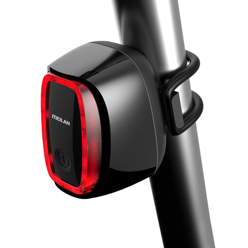MEILAN X6 chytré zadní světlo na kolo LED vysoký jas USB dobíjecí vodotěsné pro bezpečnost cyklistů