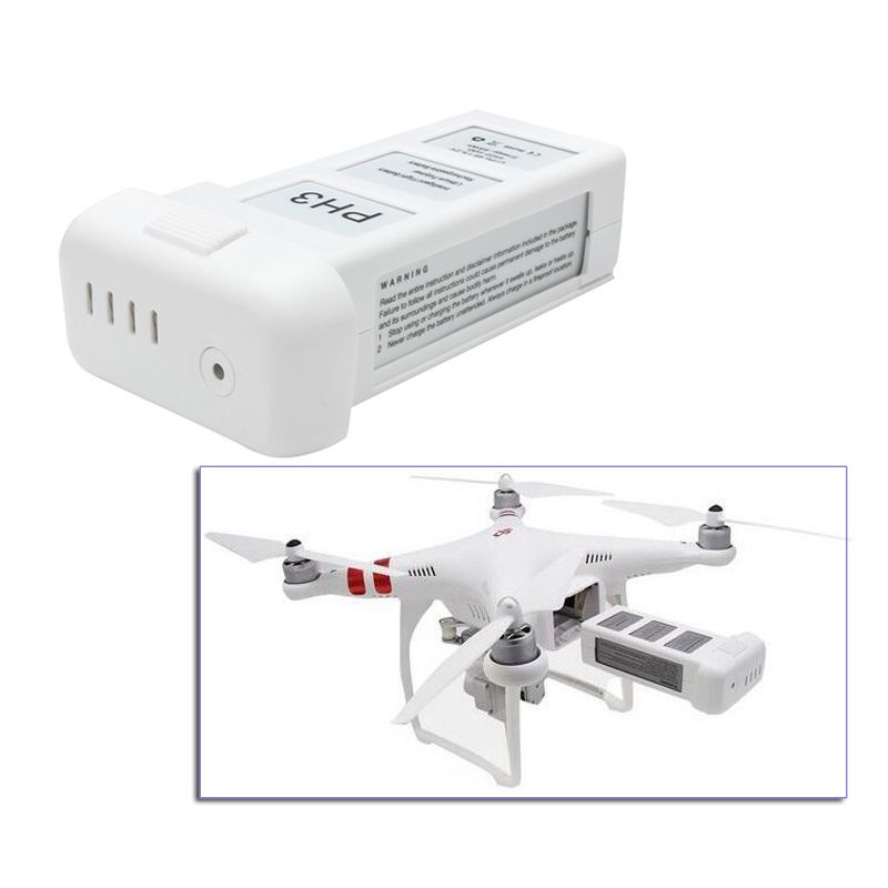 DJI Phantom 3 Drone baterie 4500mAh 15,2V 4S LiPo pro dlouhou dobu letu a bezpečnostní výkony pro leteckou fotografii