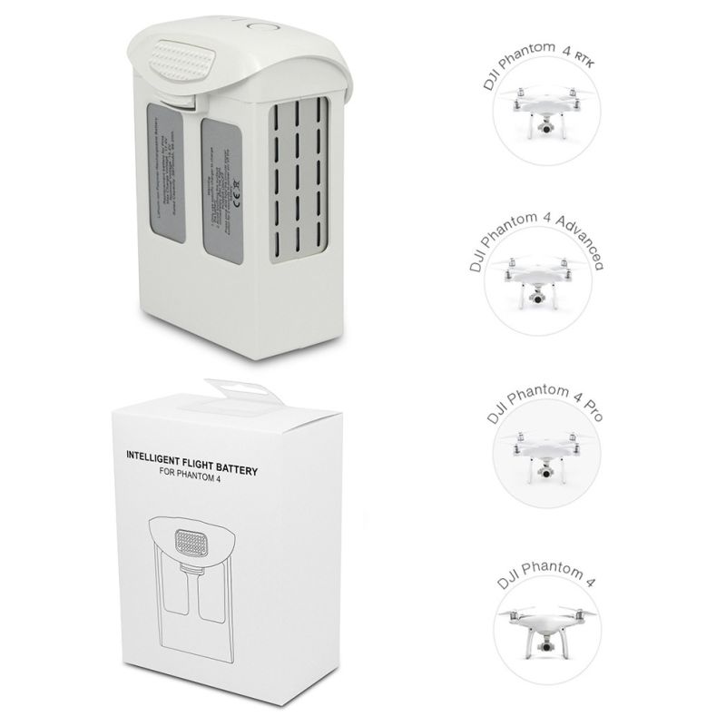 DJI Phantom 4 Baterie 5870mAh Li-Po – Dlouhá Doba Letu pro FPV Kvadrokoptéru & Leteckou Fotografii