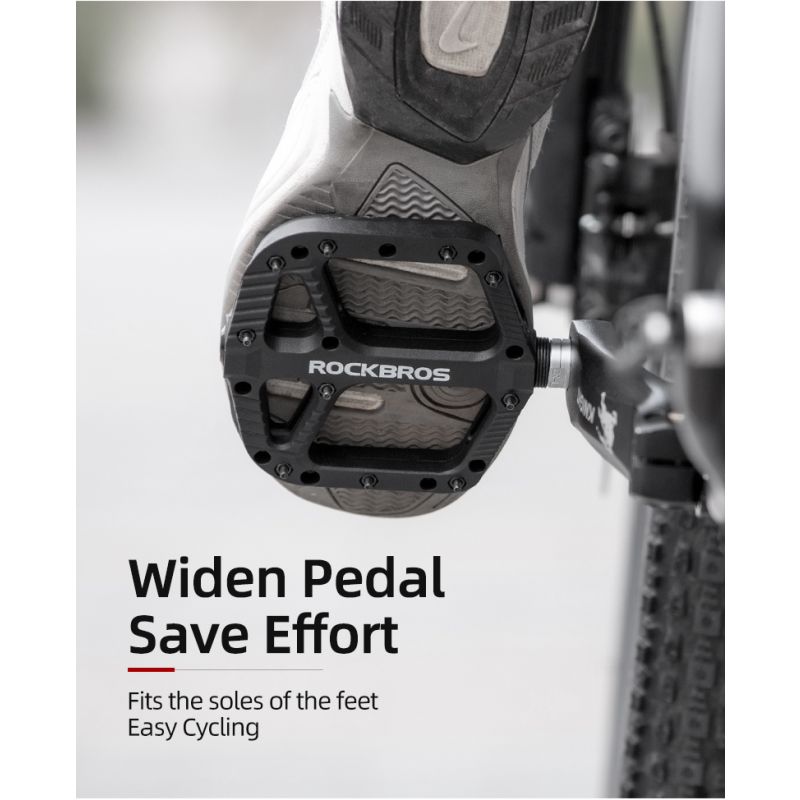 ROCKBROS ultralehká ložiska pedály – Nylonové plošinové díly pro silniční, BMX & MTB kolo, voděodolné & vysoce kvalitní cyklistika příslušenství