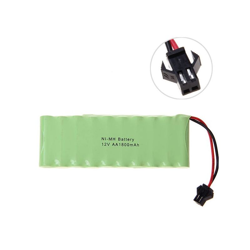 Ekologická 12V AA 1800mAh dobíjecí baterie Ni-MH velká SM zástrčka pro univerzální použití a snižování odpadu