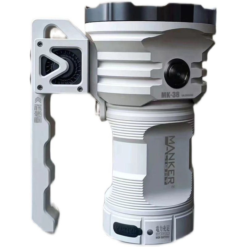 Manker MK38 LED Svítilna 41500lm, 8x XHP70.2, Multifunkční Ruční Svítilna pro Venkovní Osvětlení a Domácí Bezpečnost