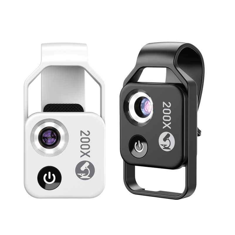 APEXEL objektiv mikroskopu 200x zvětšení pro iPhone Samsung lehký detailní makrofotografie plně multi-coated