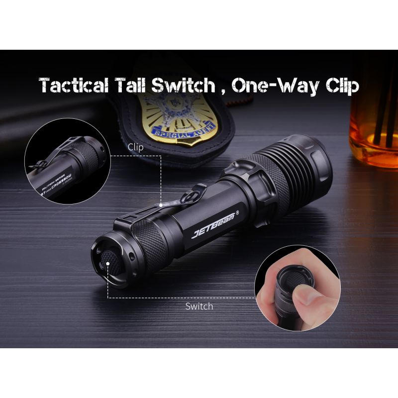 JETBEAM M37 PRO: Výkonná taktická svítilna 3700lm pro armádu, policii a outdoor dobrodružství