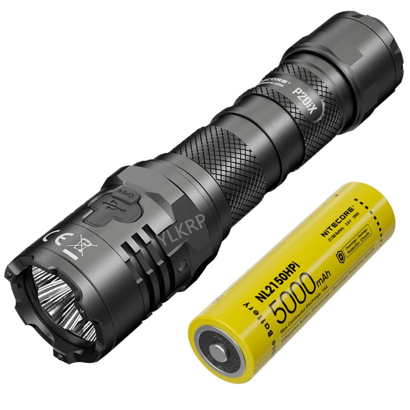 Nitecore P20iX taktická svítilna 4000 lumenů odolná outdoorová svítilna s USB-C nabíjením a stroboskopem
