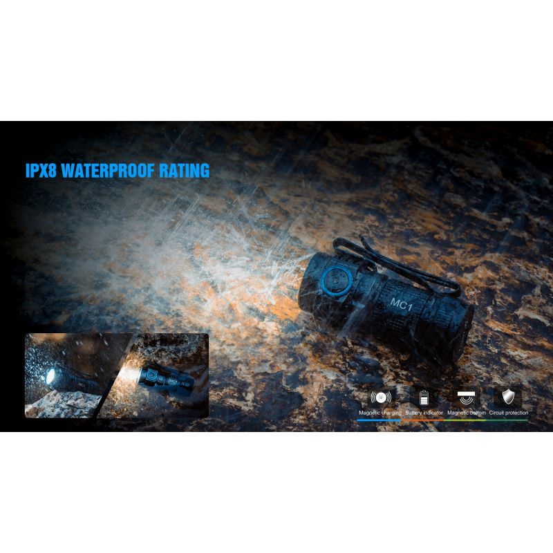 TrustFire MC1 Baton XP-L HI 1000lm LED svítilna | Mini EDC klíčenka | Kompaktní dobíjecí světlo