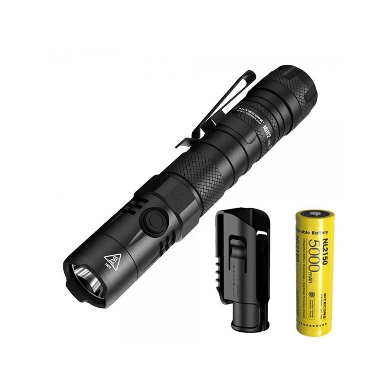 Nitecore MH12 V2 XP-L2 V6 LED výkonná svítilna 1200 lumenů dlouhá životnost 21700 baterie ideální na turistiku