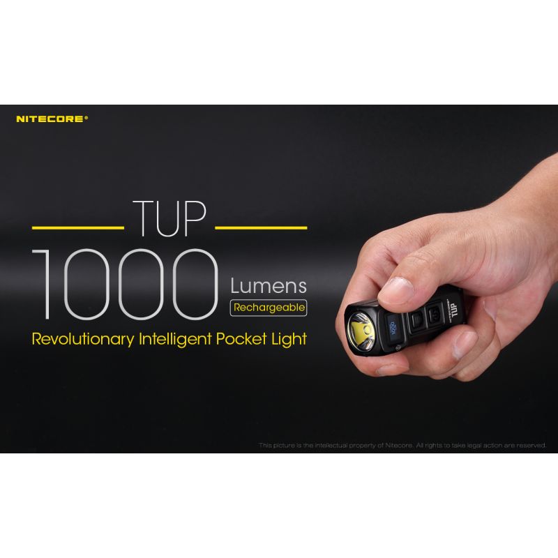 Nitecore TUP XP-L HD V6 Mini svítilna 1000 lumenů USB dobíjecí LED, kompaktní outdoorové vybavení