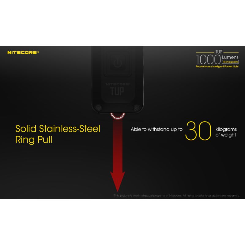 Nitecore TUP XP-L HD V6 Mini svítilna 1000 lumenů USB dobíjecí LED, kompaktní outdoorové vybavení