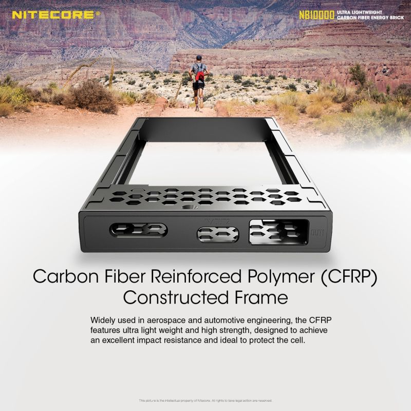 NITECORE NB10000 QC 10000mAh Power Banka Dual Port USB-C Lehké Rychlé Nabíjení pro iPhone Samsung