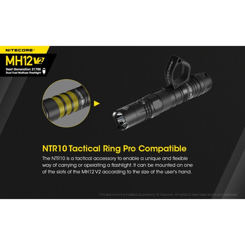 Nitecore MH12 V2 XP-L2 V6 LED svítilna 1200 lumenů – Silný paprsek, 21700 baterie pro venkovní osvětlení!