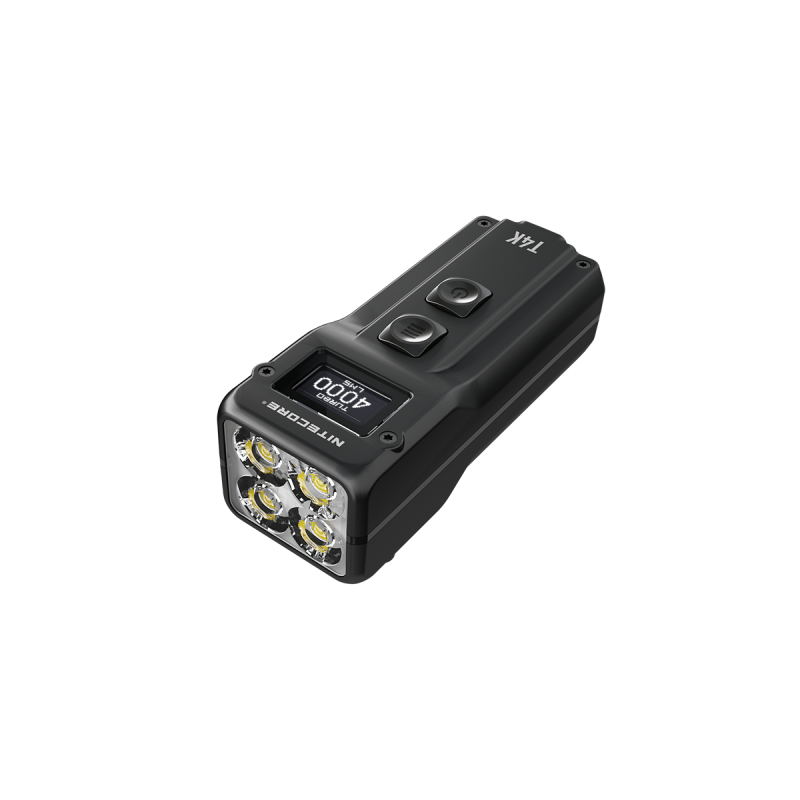 Nitecore T4K přenosná svítilna na klíčenku 4000 lumenů USB-C nabíjení pro každodenní nošení a outdoorové osvětlení