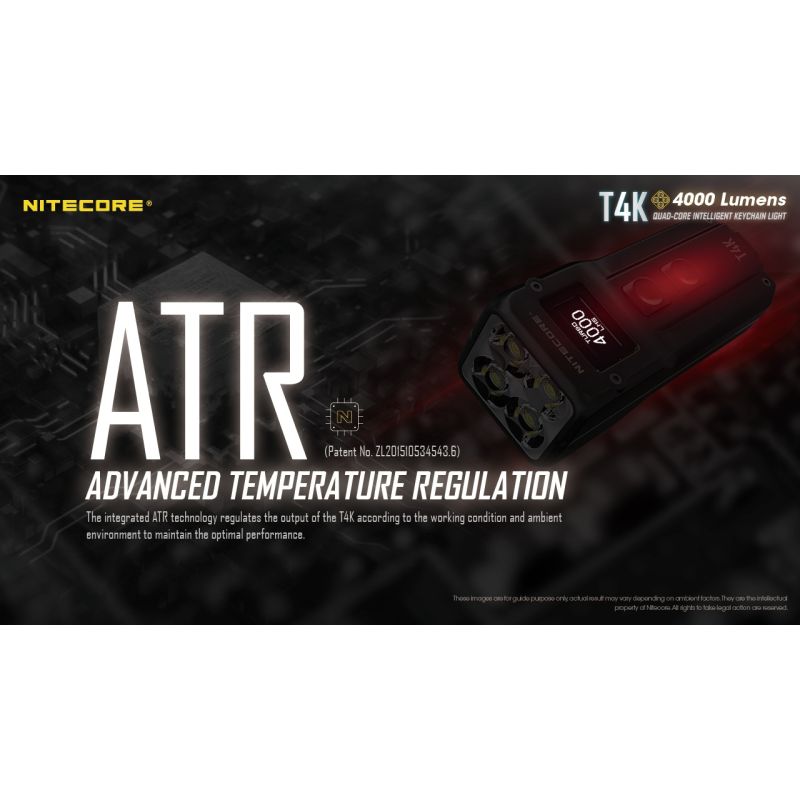 Nitecore T4K: Přenosná klíčenková svítilna 4000 lumenů s USB-C pro každodenní nošení