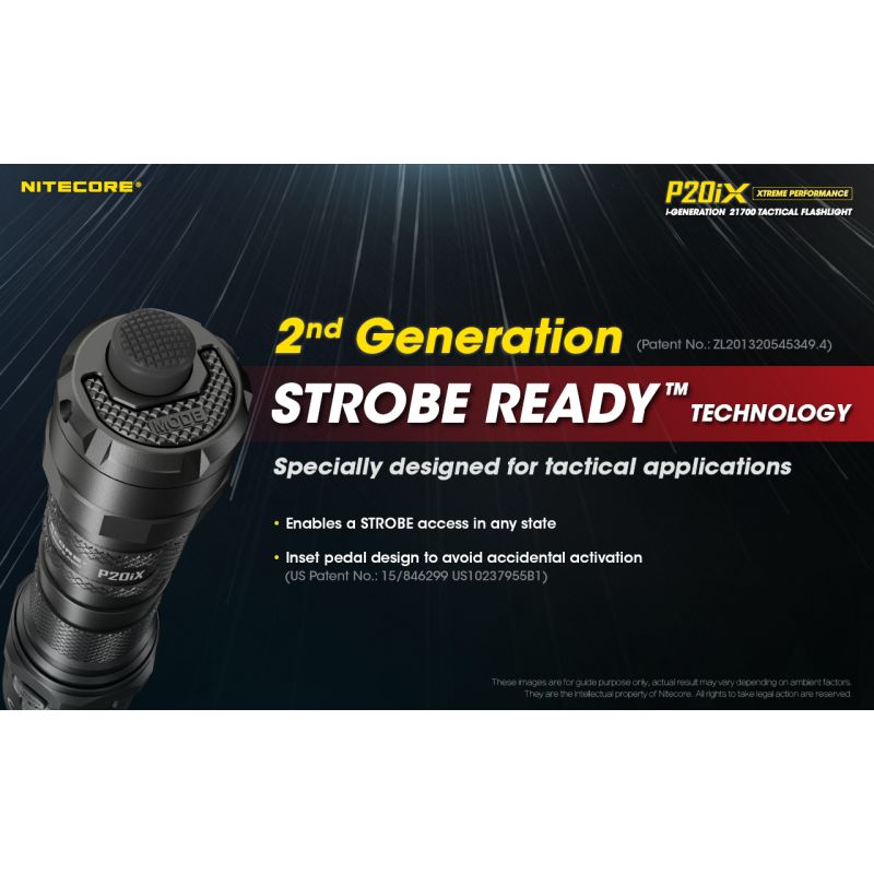 Nitecore P20iX 4000lm taktická svítilna, USB-C, odolná outdoorová svítilna s jasnými LEDkami!