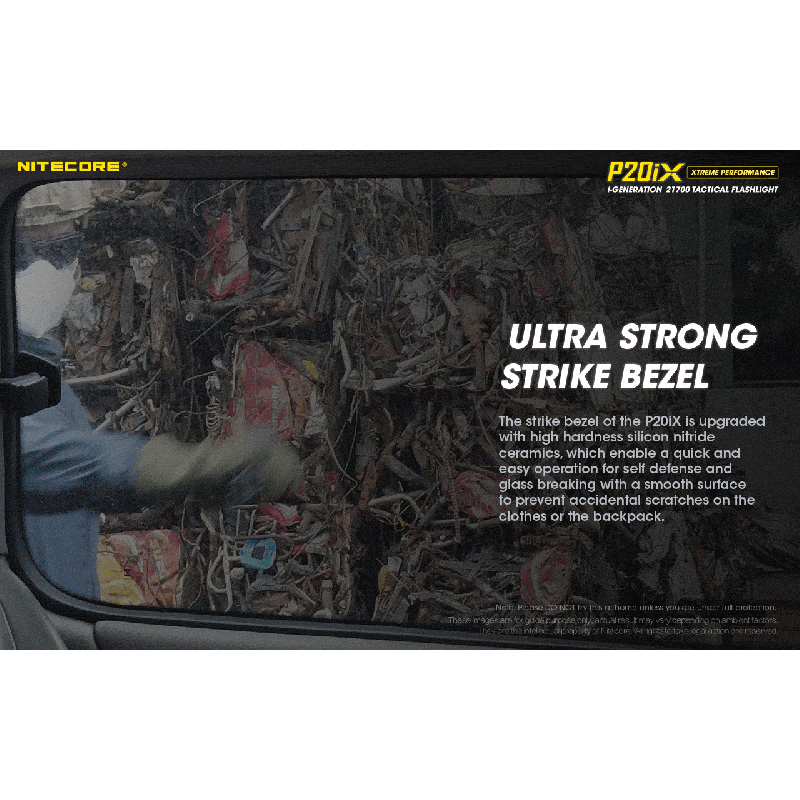 Nitecore P20iX 4000lm taktická svítilna, USB-C, odolná outdoorová svítilna s jasnými LEDkami!