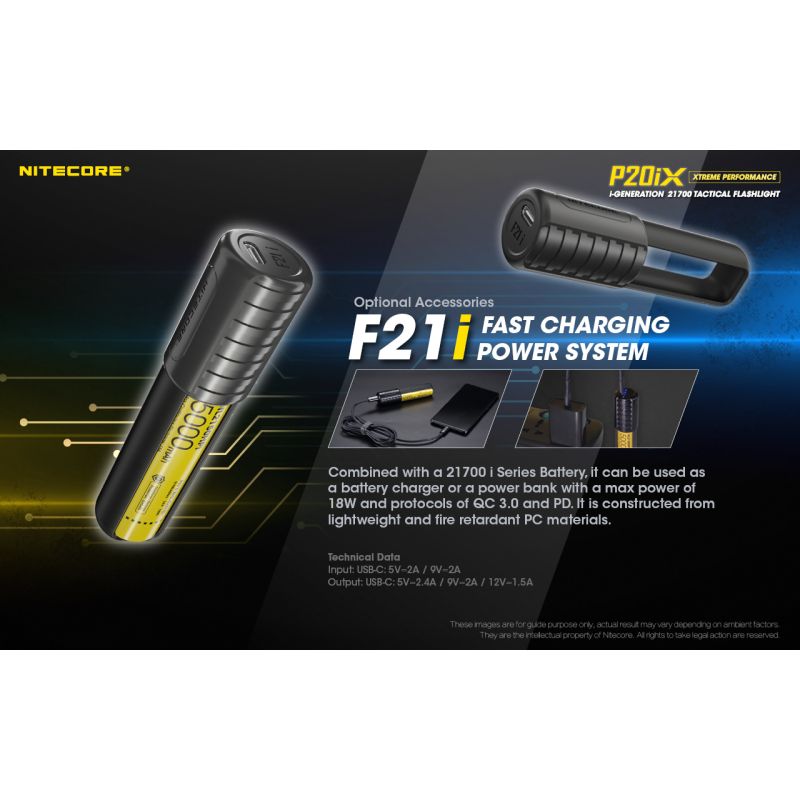 Nitecore P20iX 4000lm taktická svítilna, USB-C, odolná outdoorová svítilna s jasnými LEDkami!