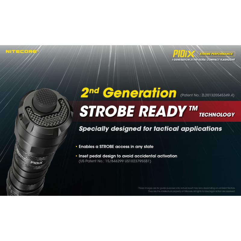 Nitecore P10iX LED svítilna 4000 lumenů – Výkonná outdoorová taktická svítilna, spolehlivá!