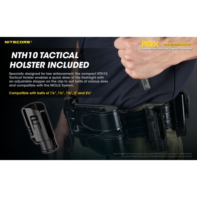 Nitecore P10iX LED svítilna 4000 lumenů – Výkonná outdoorová taktická svítilna, spolehlivá!