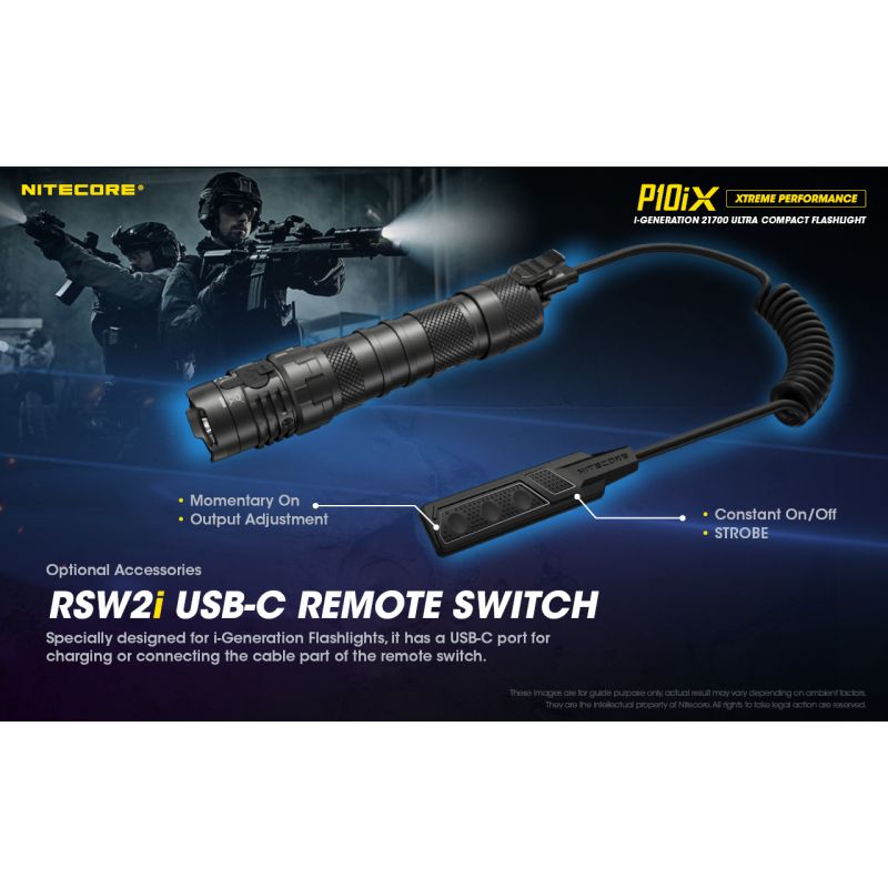 Nitecore P10iX LED svítilna 4000 lumenů – Výkonná outdoorová taktická svítilna, spolehlivá!