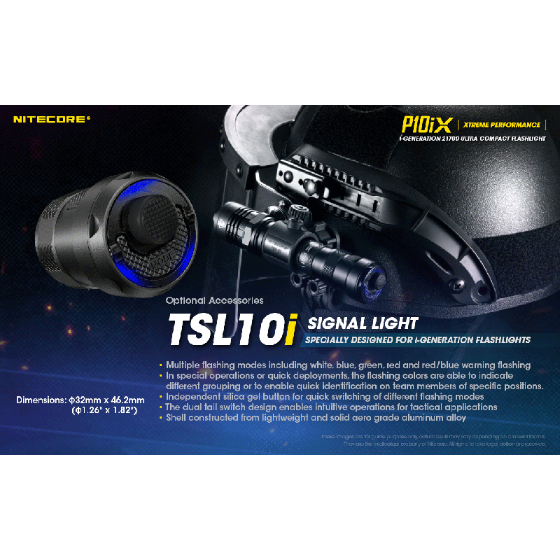 Nitecore P10iX LED svítilna 4000 lumenů – Výkonná outdoorová taktická svítilna, spolehlivá!