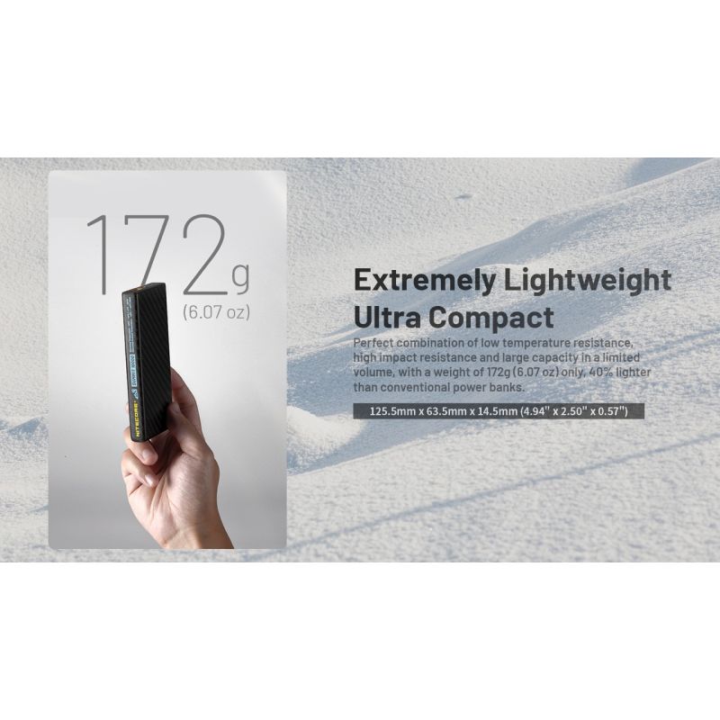 Nitecore Summit 10000 Outdoorová powerbanka do -40°C vyhřívání PD/QC 20W USB-C lehká a odolná IPX5