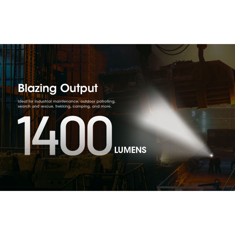 Nitecore NU50 1400 lumenů LED Čelovka – Lehká, Dobíjecí, Spolehlivá pro Outdoor i Cyklistiku