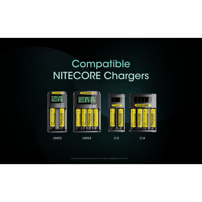 Nitecore NL1836 3600mAh Li-ion dobíjecí baterie pro svítilnu/čelovku, chráněná 3.6V