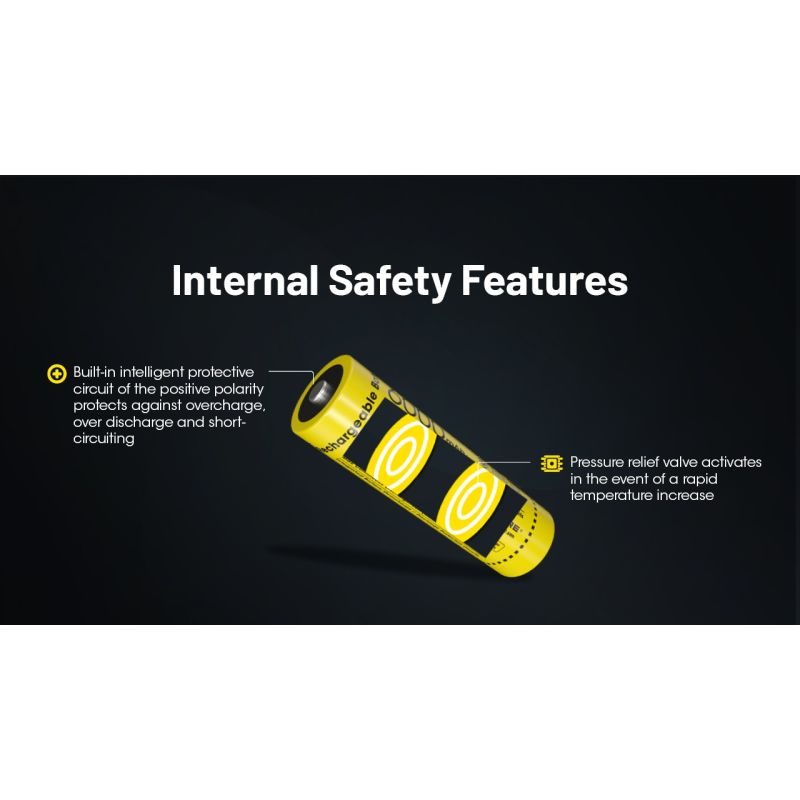 NITECORE NL2160HP 6000mAh 21700 USB-C dobíjecí baterie, vysoká kapacita, kompaktní na cesty