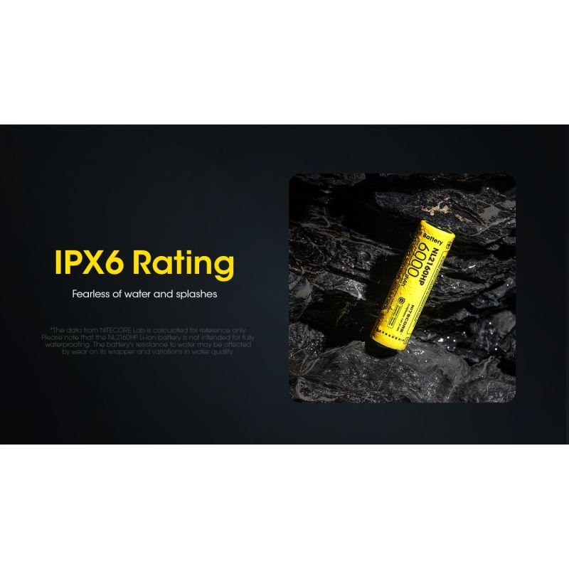 NITECORE NL2160HP 6000mAh 21700 USB-C dobíjecí baterie, vysoká kapacita, kompaktní na cesty