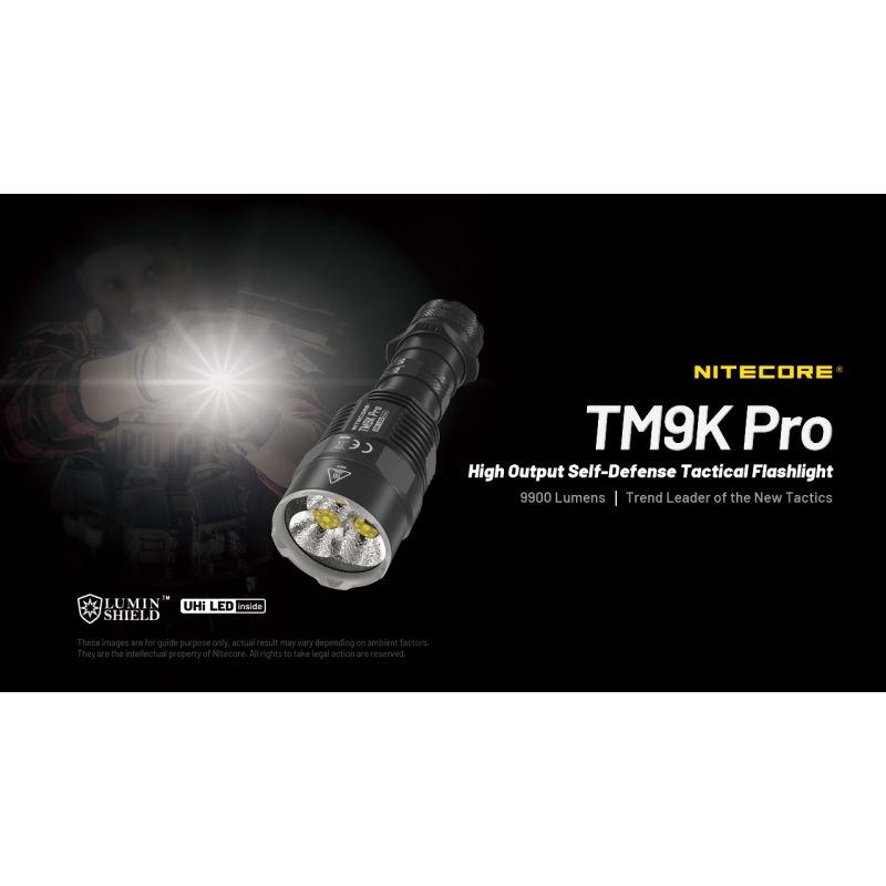 Nitecore TM9K PRO: 9900 lumenů, USB-C, 510m dosah | Výkonná Pátrací & Záchranná Svítilna