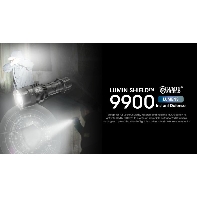 Nitecore TM9K PRO: 9900 lumenů, USB-C, 510m dosah | Výkonná Pátrací & Záchranná Svítilna