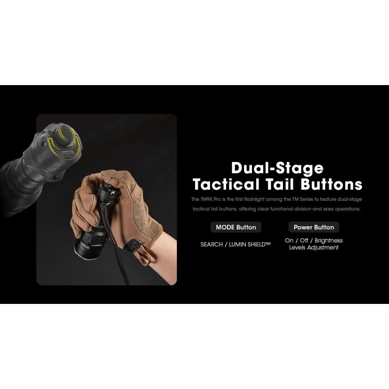 Nitecore TM9K PRO: 9900 lumenů, USB-C, 510m dosah | Výkonná Pátrací & Záchranná Svítilna