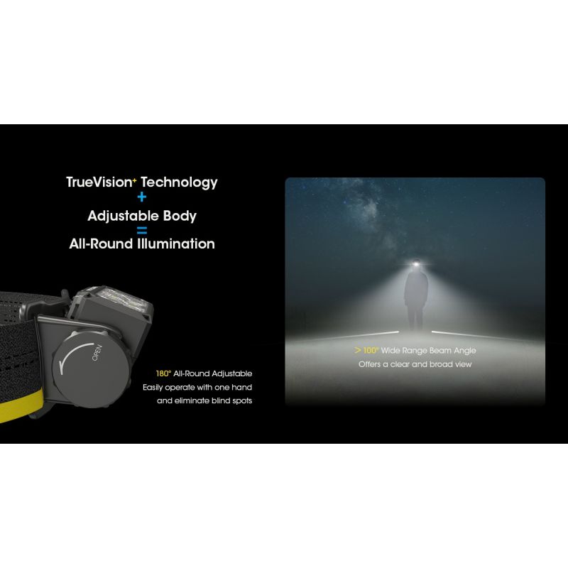 Nitecore HC60 UHE LED dobíjecí světlo 1600 lumenů, outdoorové, robustní design, dlouhá výdrž