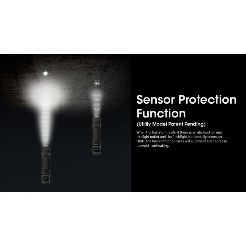 NITECORE EDC29: 6500 Lumenů USB-C Svítilna, Vysoká Svítivost, Multifunkční Lehká EDC Svítilna