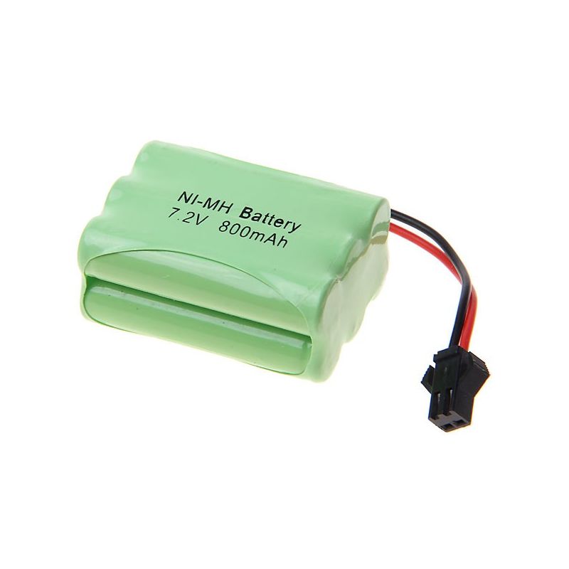 6x Ni-MH 7.2V 800mAh Baterie s SM Plug pro RC Hračky - Výkonná Dlouhá Výdrž