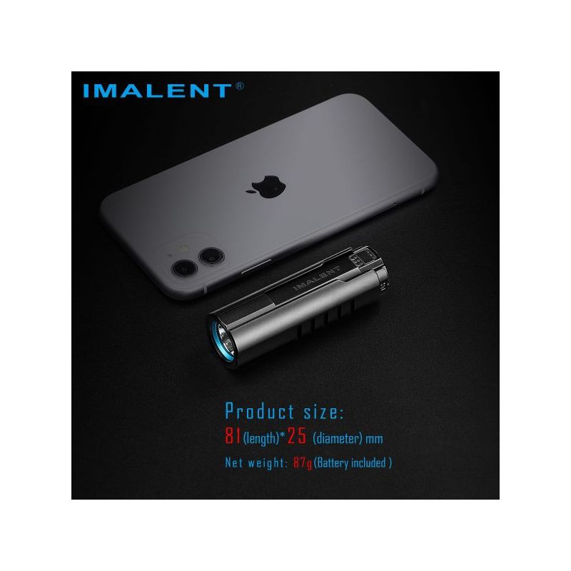 IMALENT LD70 LED svítilna 4000lm – Kompaktní, přenosná svítilna pro dobrodruhy s více režimy a OLED!