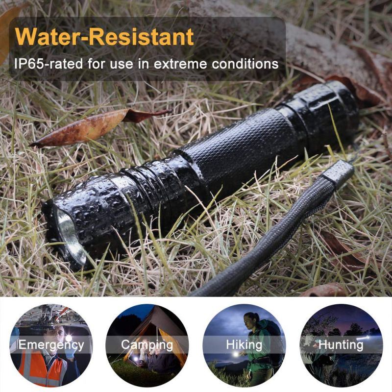 UltraFire 501B U2 LED svítilna 1300 lumenů, 5 režimů: Spolehlivá baterka pro outdoor!
