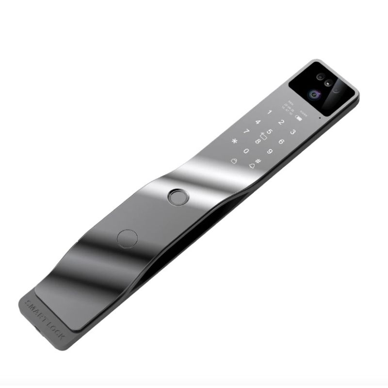 Tuya Wifi 3D Tvář Chytrý Dveřní Zámek s Kamerou | Biometrické Odemknutí, Otisk Prstu, Domácí Bezpečnost