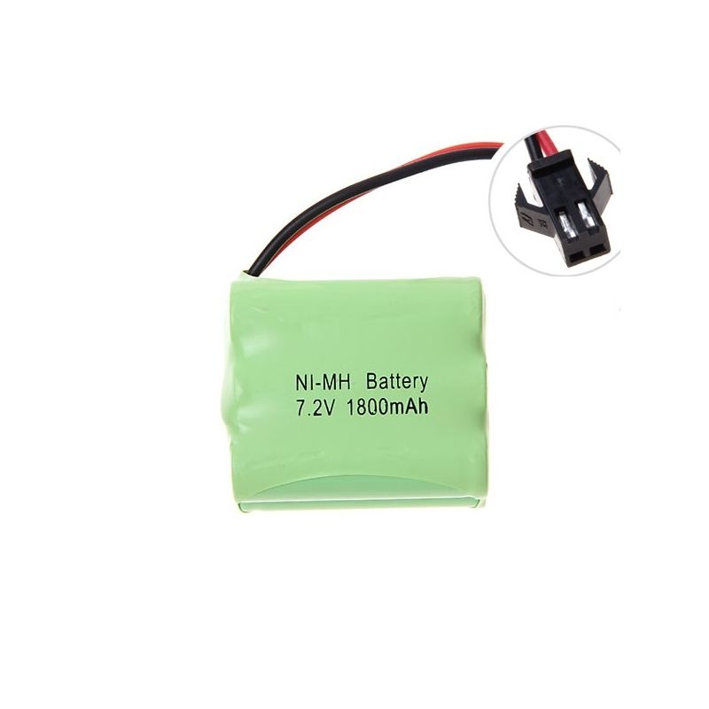 Ni-MH AA 7.2V 1800mAh baterie s SM konektorem, 6*AA Bateriový Pack