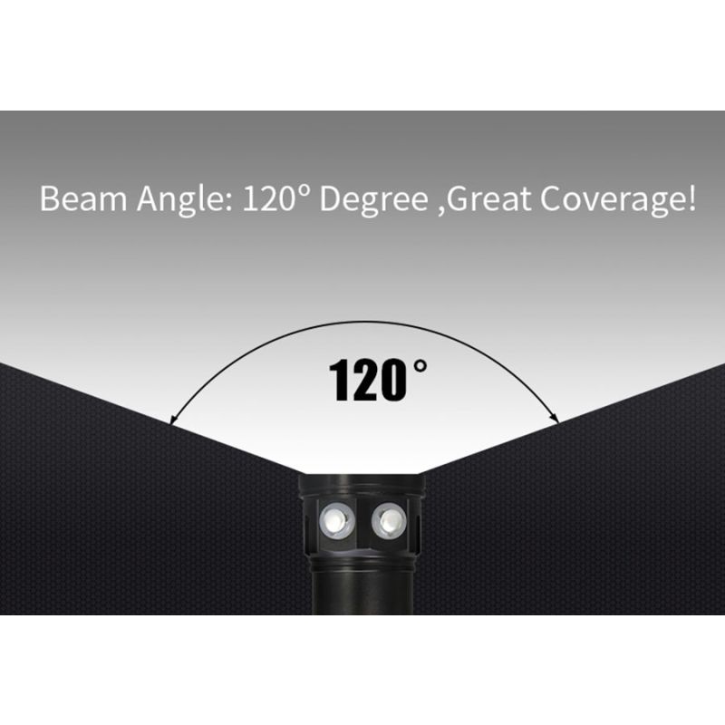 UV Potápěčská Svítilna QH14/QH27, 20000 Lumenů LED Pro Podvodní Průzkum Mořského Života. Vodní Baterka!