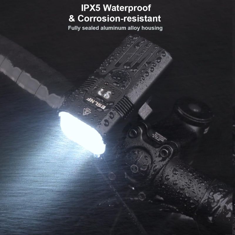 USB-C Dobíjecí Přední LED Světlo na Kolo 1200LM | Pro MTB, Silnici | Snadná Instalace & Bezpečnost