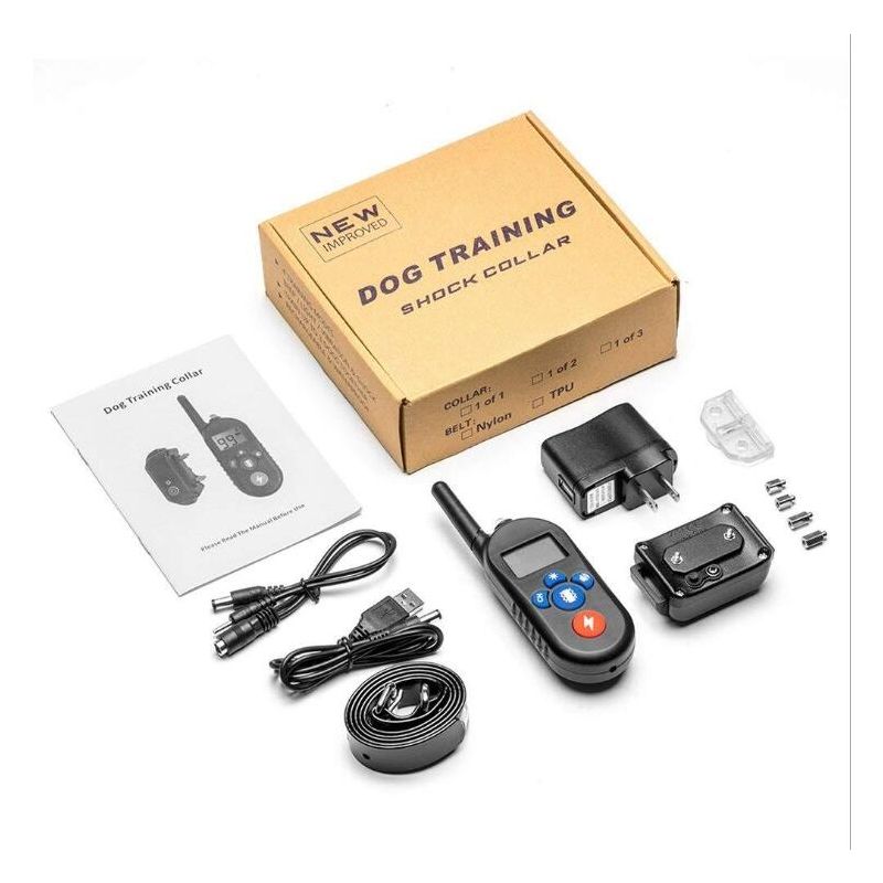 Elektrický výcvikový obojek pro psy 800m dosah | IP67 Vodotěsný obojek s tónem, vibrací | Malé a střední psy