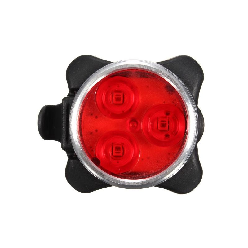**USB dobíjecí světlo na kolo HJ-030 | Vodotěsné 3 LED přední světlo | 4 režimy | Cyklistická bezpečnost**