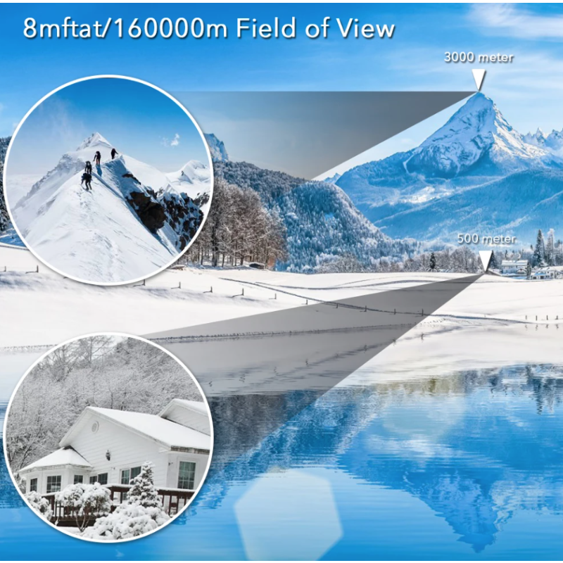 Výkonný HD Dalekohled 60x60 BAK4 – Lehký, Přenosný Optický Teleskop pro Pozorování na Dálku!