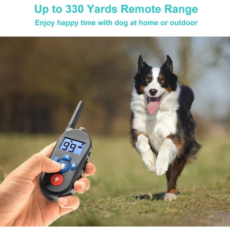 Elektrický výcvikový obojek pro psy 800m dosah | IP67 Vodotěsný obojek s tónem, vibrací | Malé a střední psy