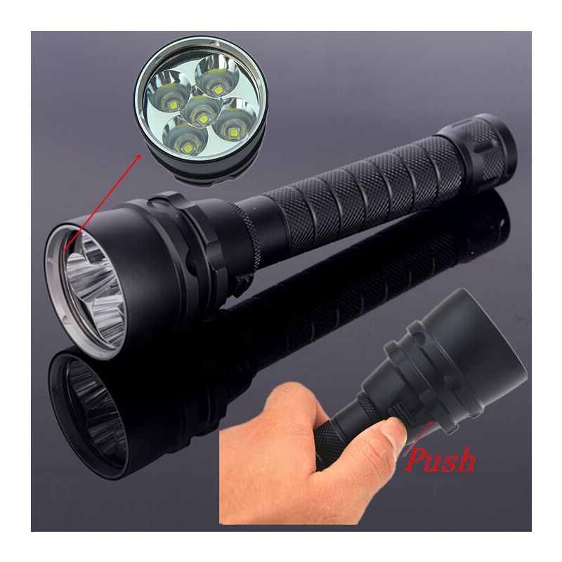 Nový 100M Vodotěsný 8000LM L2 LED Lucerna UltraFire – Potápěcí Baterka pro Podvodní Dobrodružství!